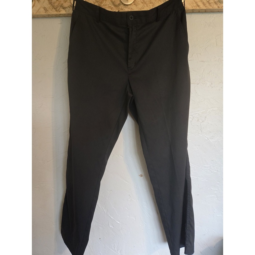 Nike Golf Pants Black Dri Fit Performance Flat Stretch Mens Size 34 x 30